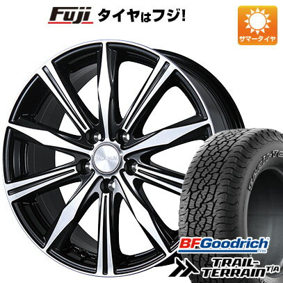 【新品国産5穴114.3車】 夏タイヤ ホイール4本セット 225/55R18 BFグッドリッチ トレールテレーンT/A ORBL ブリヂストン バルミナ K10 18インチ(送料無料) サマータイヤ