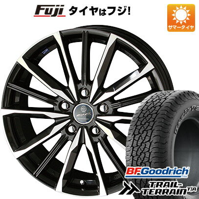 【新品国産5穴114.3車】 夏タイヤ ホイール4本セット 235/60R18 BFグッドリッチ トレールテレーンT/A ORBL 共豊 スマック プライム ヴァルキリー 18インチ(送料無料)