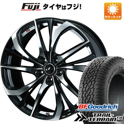 【新品国産車用5穴114.3】 夏タイヤ ホイール4本セット 235/60R18 BFグッドリッチ トレールテレーンT/A ORBL WEDS ウェッズ レオニス TE 18インチ(送料無料)