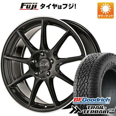 【新品国産5穴114.3車】 夏タイヤ ホイール4本セット 225/60R18 BFグッドリッチ トレールテレーンT/A ORBL OZ ヴェローチェGT 18インチ(送料無料)