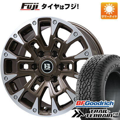 【新品】プラド/ハイラックス 夏タイヤ ホイール4本セット 265/60R18 BFグッドリッチ トレールテレーンT/A ORWL ビッグウエイ B-LUGNAS BRD(マットブロンズ) 18インチ(送料無料)