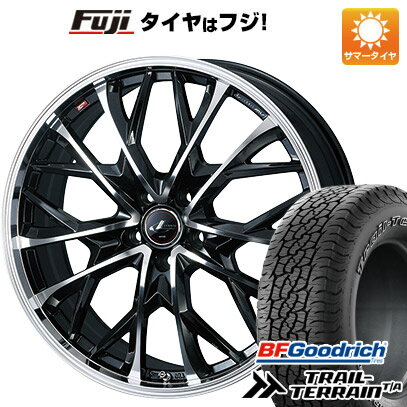 【新品国産車用5穴114.3】 夏タイヤ ホイール4本セット 225/65R17 BFグッドリッチ トレールテレーンT/A ORWL WEDS ウェッズ レオニス MV 17インチ(送料無料)