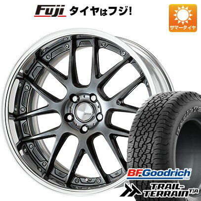 【新品国産5穴114.3車】 夏タイヤ ホイール4本セット 225/60R18 BFグッドリッチ トレールテレーンT/A ORBL ワーク ランベック LM7 18インチ(送料無料)