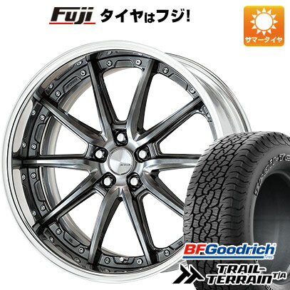 【新品国産5穴114.3車】 夏タイヤ ホイール4本セット 225/55R18 BFグッドリッチ トレールテレーンT/A ORBL ワーク ランベック LS10 18インチ(送料無料)