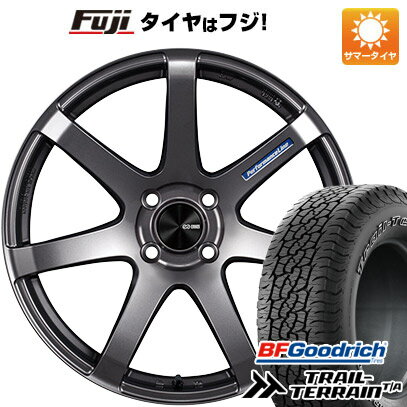 【新品国産5穴114.3車】 夏タイヤ ホイール4本セット 225/60R17 BFグッドリッチ トレールテレーンT/A ORBL エンケイ PF07 17インチ(送料無料)