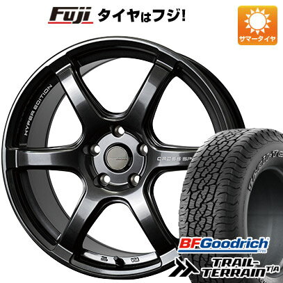 【新品国産5穴114.3車】 夏タイヤ ホイール4本セット 225/60R18 BFグッドリッチ トレールテレーンT/A ORBL ホットスタッフ クロススピード ハイパーエディションRS6 18インチ(送料無料)