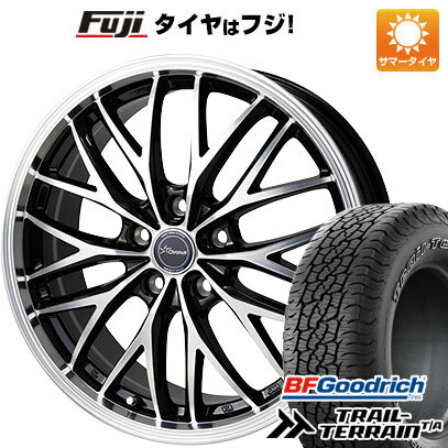 【新品国産車用5穴114.3】 夏タイヤ ホイール4本セット 225/55R18 BFグッドリッチ トレールテレーンT/A ORBL ホットスタッフ クロノス CH-113 18インチ(送料無料)