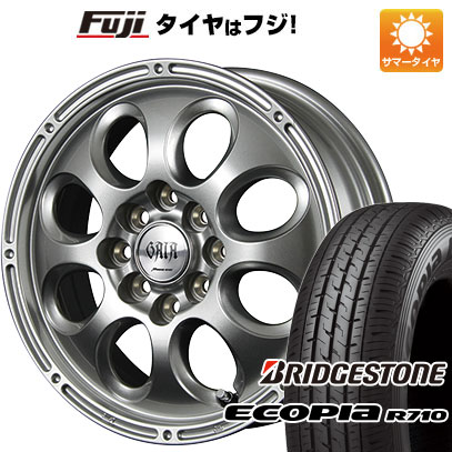 【新品】プロボックス/サクシード(160系) 夏タイヤ ホイール4本セット 155/80R14 ブリヂストン エコピア R710 88/86N MID ガイア ブリッグ バネット プロボックス専用 14インチ(送料無料)