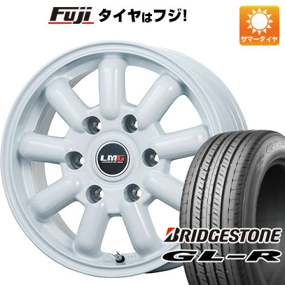 【新品】ハイエース200系 夏タイヤ ホイール4本セット 215/65R16 109/107R ブリヂストン GL-R レアマイスター LMG MOS-9(ホワイト) 16インチ(送料無料)