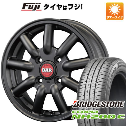 【新品 軽自動車】アトレーワゴン 夏タイヤ ホイール4本セット 165/65R13 ブリヂストン エコピア NH200 C ファブレス ヴァローネ MC-9 13インチ(送料無料)