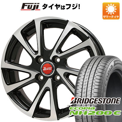 【新品 軽自動車】アトレーワゴン 夏タイヤ ホイール4本セット 165/65R13 ブリヂストン エコピア NH200 C ビッグウエイ B-WIN ヴェノーザ10 13インチ(送料無料)