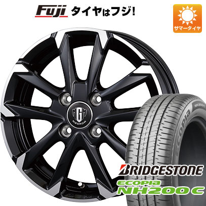 【新品 軽自動車】アトレーワゴン 夏タイヤ ホイール4本セット 165/65R13 ブリヂストン エコピア NH200 C コーセイ MZ-GROW C52S 13インチ(送料無料)