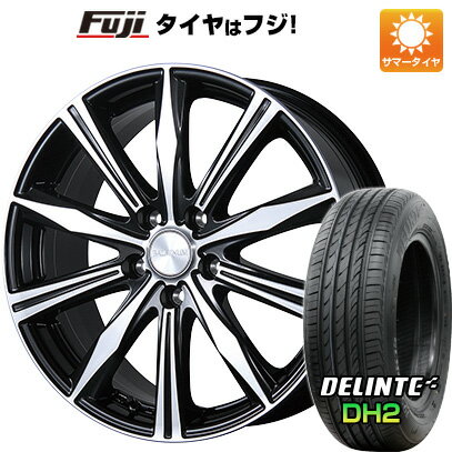 【取付対象】【送料無料】 215/60R16 16インチ BRIDGESTONE ブリヂストン バルミナ K10 6.5J 6.50-16 DELINTE デリンテ DH2(限定) サマータイヤ ホイール4本セット