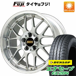 【新品国産5穴114.3車】 夏タイヤ ホイール4本セット 215/45R18 ダンロップ エナセーブ EC204 BBS JAPAN RS-GT 18インチ(送料無料)