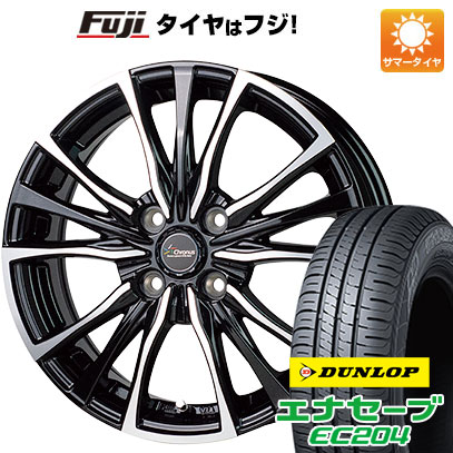 【新品 軽自動車】 夏タイヤ ホイール4本セット 155/55R14 ダンロップ エナセーブ EC204 ホットスタッフ クロノス CH-110 14インチ(送料無料) サマータイヤ