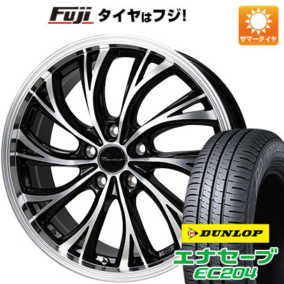 【新品国産車用5穴114.3】 夏タイヤ ホイール4本セット 225/45R18 ダンロップ エナセーブ EC204 ホットスタッフ プレシャス HS-2 18インチ(送料無料)