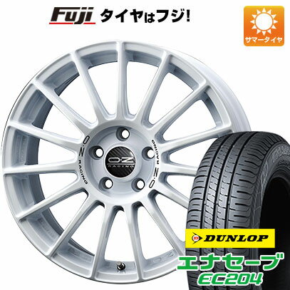 【新品国産車用5穴114.3】 夏タイヤ ホイール4本セット 225/45R18 ダンロップ エナセーブ EC204 OZ スーパーツーリズモ LM 18インチ(送料無料)