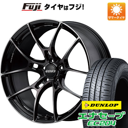 【新品】ヤリスクロス 夏タイヤ ホイール4本セット 215/50R18 ダンロップ エナセーブ EC204 レイズ ボルクレーシング G025 LTD 18インチ(送料無料)