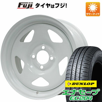 【新品国産4穴100車】 夏タイヤ ホイール4本セット 185/55R15 ダンロップ エナセーブ EC204 モリタ デイトナズ S/R 15インチ(送料無料) サマータイヤ