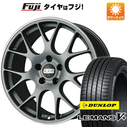 【新品国産車用5穴114.3】 夏タイヤ ホイール4本セット 245/45R19 ダンロップ ルマン V+(ファイブプラス) BBS GERMANY CH-R サテンチタニウム 19インチ(送料無料)