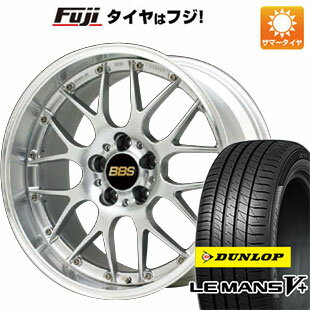 【新品国産5穴114.3車】 夏タイヤ ホイール4本セット 215/45R18 ダンロップ ルマン V+(ファイブプラス) BBS JAPAN RS-GT 18インチ(送料無料)