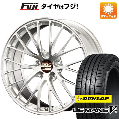 【新品国産5穴114.3車】 夏タイヤ ホイール4本セット 245/45R19 ダンロップ ルマン V+(ファイブプラス) BBS JAPAN RZ-D 19インチ(送料無料)