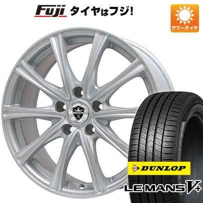 【新品国産車用5穴114.3】 夏タイヤ ホイール4本セット 205/55R16 ダンロップ ルマン V+(ファイブプラス) エルベ エステローザ MZV 16インチ(送料無料)