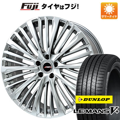 【新品国産車用5穴114.3】 夏タイヤ ホイール4本セット 245/45R19 ダンロップ ルマン V+(ファイブプラス) プレミックス MER-X(ハイパーシルバー) 19インチ(送料無料)