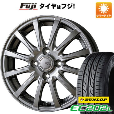 タイヤはフジ 送料無料 TOPY トピー シビラ NEXT B-12 5.5J 5.50-15 DUNLOP EC202L 175/65R15 15インチ サマータイヤ ホイール4本セット