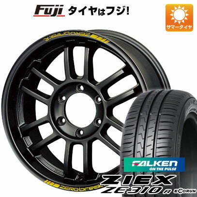 【新品】ハイエース200系 夏タイヤ ホイール4本セット 225/50R18 ファルケン ジークス ZE310R エコラン（限定） アクト ZERO ブレイクR 18インチ(送料無料)