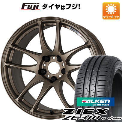 【新品国産車用5穴100】 夏タイヤ ホイール4本セット 215/40R18 ファルケン ジークス ZE310R エコラン(限定) WORK ワーク エモーション CR kiwami 18インチ(送料無料)