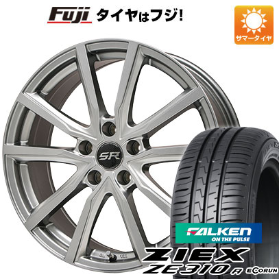 【新品国産5穴114.3車】 夏タイヤ ホイール4本セット 195/55R16 ファルケン ジークス ZE310R エコラン（限定） ブランドル N52 16インチ(送料無料)