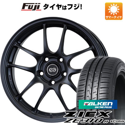 【新品国産4穴100車】 夏タイヤ ホイール4本セット 185/55R15 ファルケン ジークス ZE310R エコラン(限定) エンケイ PF01 15インチ(送料無料)