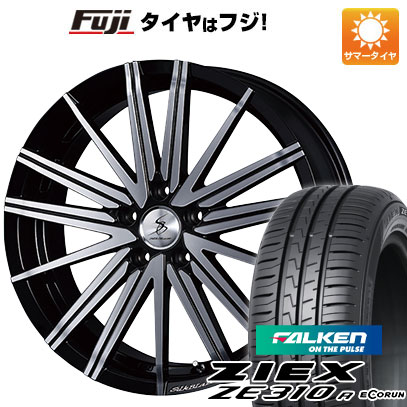 【新品国産車用5穴100】 夏タイヤ ホイール4本セット 215/40R18 ファルケン ジークス ZE310R エコラン(限定) ケースペック SILK BLAZE ヴォルツァ 18インチ(送料無料)