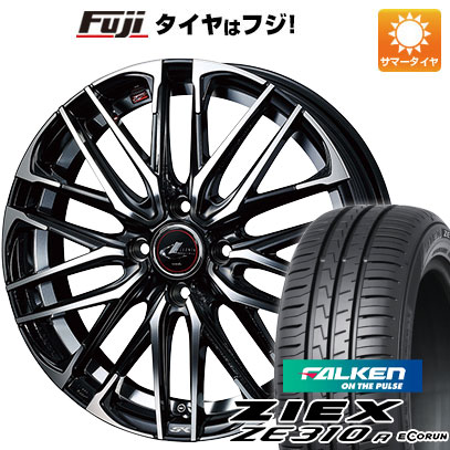 【新品国産4穴100車】 夏タイヤ ホイール4本セット 195/45R16 ファルケン ジークス ZE310R エコラン（限定） WEDS ウェッズ レオニス SK 16インチ(送料無料) サマータイヤ