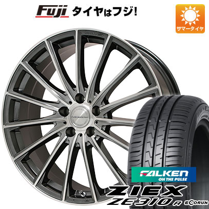 【新品国産5穴100車】 夏タイヤ ホイール4本セット 215/40R18 ファルケン ジークス ZE310R エコラン（限定） レアマイスター LM-S FS15 (ガンメタポリッシュ) 18インチ(送料無料) サマータイヤ