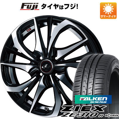 【新品国産4穴100車】 夏タイヤ ホイール4本セット 195/45R16 ファルケン ジークス ZE310R エコラン（限定） WEDS ウェッズ レオニス TE 16インチ(送料無料) サマータイヤ