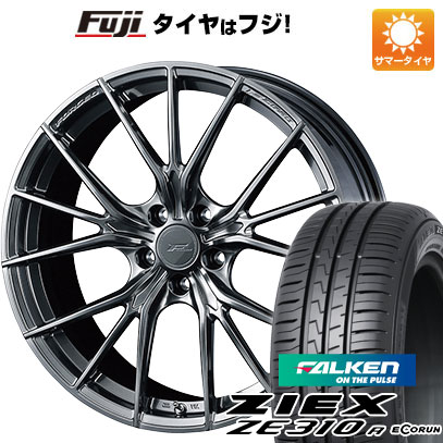 【新品国産5穴114.3車】 夏タイヤ ホイール4本セット 215/45R18 ファルケン ジークス ZE310R エコラン（限定） WEDS ウェッズ F-ZERO FZ-1 18インチ(送料無料) サマータイヤ