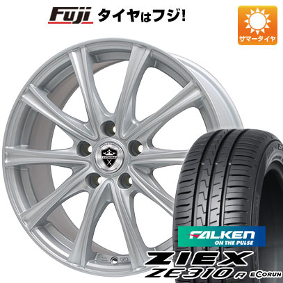 【新品国産4穴100車】 夏タイヤ ホイール4本セット 195/55R16 ファルケン ジークス ZE310R エコラン（限定） ブランドル ER16 16インチ(送料無料)