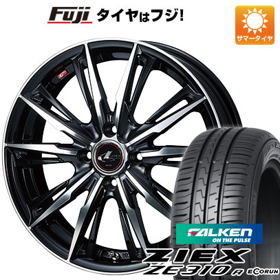 【新品国産4穴100車】 夏タイヤ ホイール4本セット 195/45R16 ファルケン ジークス ZE310R エコラン（限定） WEDS ウェッズ レオニス GX 16インチ(送料無料) サマータイヤ