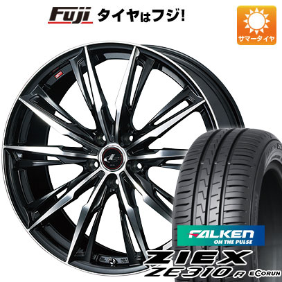 【新品国産5穴114.3車】 夏タイヤ ホイール4本セット 215/40R18 ファルケン ジークス ZE310R エコラン（限定） WEDS ウェッズ レオニス GX 18インチ(送料無料) サマータイヤ