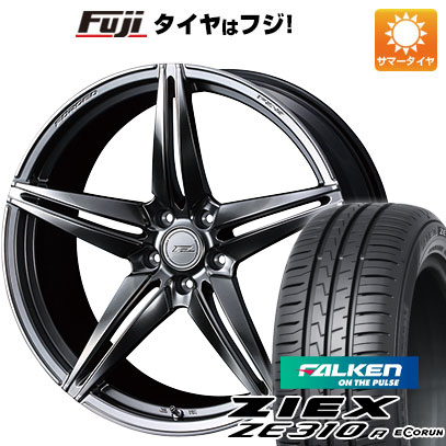 【新品国産車用5穴100】 夏タイヤ ホイール4本セット 215/40R18 ファルケン ジークス ZE310R エコラン(限定) WEDS ウェッズ F-ZERO FZ-3 18インチ(送料無料)