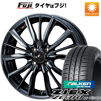 【新品国産4穴100車】 夏タイヤ ホイール4本セット 195/45R16 ファルケン ジークス ZE310R エコラン（限定） WEDS ウェッズ レオニス VX 16インチ(送料無料) サマータイヤ