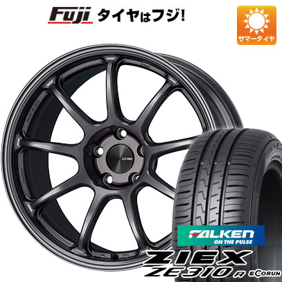  夏タイヤ ホイール4本セット 225/45R18 ファルケン ジークス ZE310R エコラン(限定) エンケイ PF09 18インチ(送料無料)