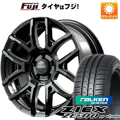 【新品国産5穴114.3車】 夏タイヤ ホイール4本セット 215/45R18 ファルケン ジークス ZE310R エコラン(限定) レイズ デイトナ F6ドライブ 18インチ(送料無料)