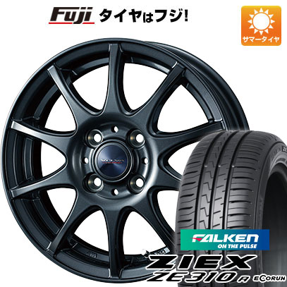 【新品国産5穴100車】 夏タイヤ ホイール4本セット 205/55R16 ファルケン ジークス ZE310R エコラン（限定） ウェッズ ヴェルバ チャージ 16インチ(送料無料)