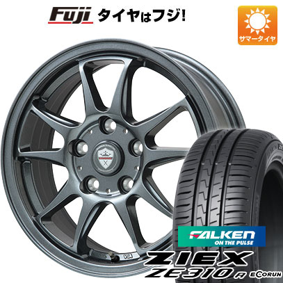 【新品国産5穴114.3車】 夏タイヤ ホイール4本セット 205/60R16 ファルケン ジークス ZE310R エコラン（限定） ブランドル KF28 16インチ(送料無料)