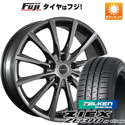 【新品国産5穴114.3車】 夏タイヤ ホイール4本セット 215/60R17 ファルケン ジークス ZE310R エコラン（限定） ブリヂストン バルミナ AR12 17インチ(送料無料) サマータイヤ
