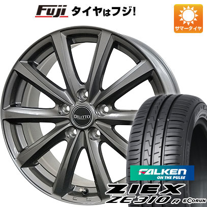 【新品国産5穴114.3車】 夏タイヤ ホイール4本セット 205/55R16 ファルケン ジークス ZE310R エコラン（限定） コスミック ディレット M10 16インチ(送料無料)