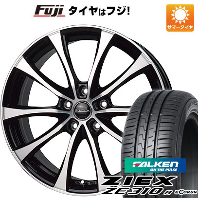 【新品国産5穴114.3車】 夏タイヤ ホイール4本セット 215/45R18 ファルケン ジークス ZE310R エコラン（限定） ホットスタッフ ラフィット LE-07 18インチ(送料無料) サマータイヤ